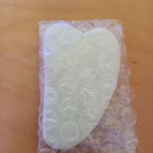 Melusine Gua Sha Jade face massage stone new, nefertiti