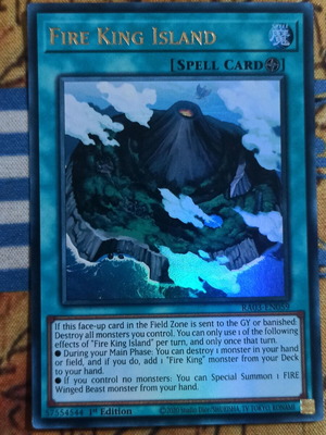 Fire King Island Field Spell κάρτα σαν καινούργιο