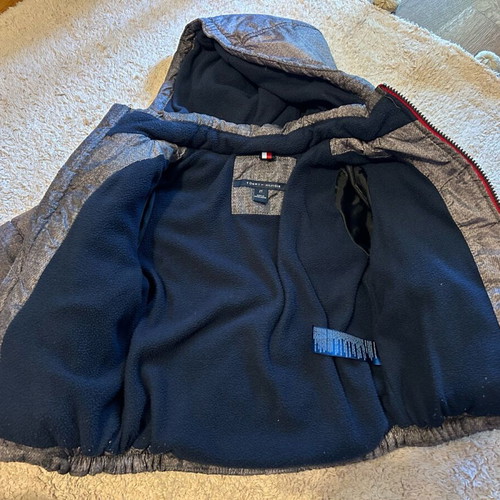 Tommy kids jacket used, grey, ages 2-3