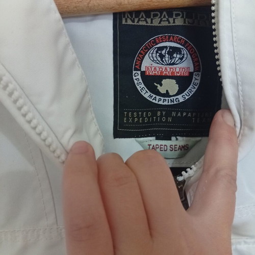 Napapijri white jacket size S like new unisex