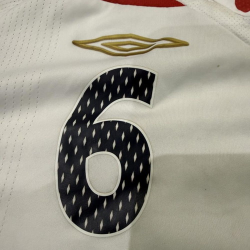 England National Team Vintage Jersey 2007-2009 John Terry #6 used Umbro