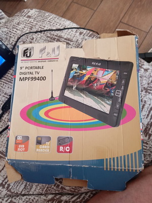 F&U 9" Portable Digital TV