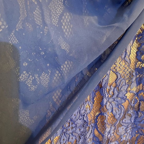 Opera House Luxury Blue Dress like new for Formal Events