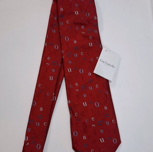 Vintage Guy Laroche Μεταξωτή Κόκκινη Γραβάτα Καινούρια