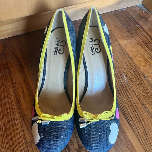 Makgio pumps unused, size 41, blue multicolor