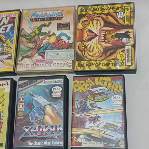 Sinclair Spectrum 48/128 game cassette pack of 8