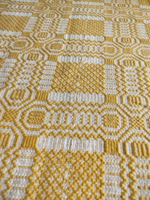 Woven loom blanket new
