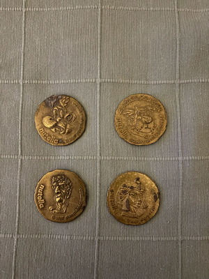 Asterix-Nutella 1995 collectible coins like new