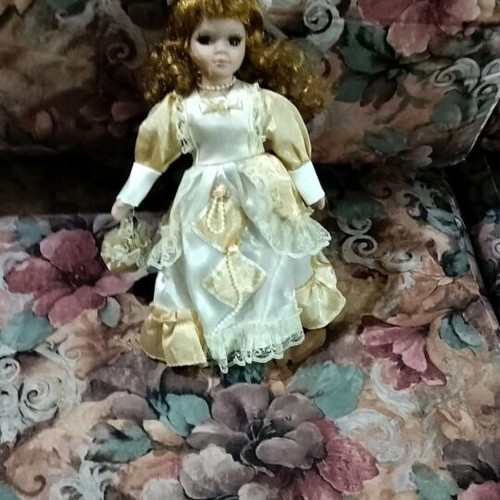 Porcelain doll collectible new over 30 years old