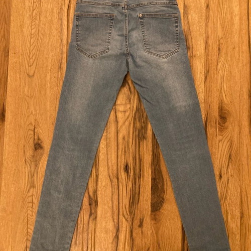 H&M Skinny High-Waisted Denim Jeans Blue Like New Size S