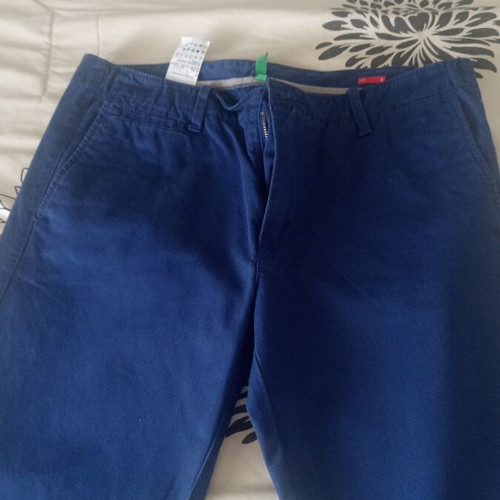 Men's pants United Colors of Benetton like new, blue, size 50