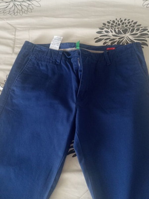 Men's pants United Colors of Benetton like new, blue, size 50