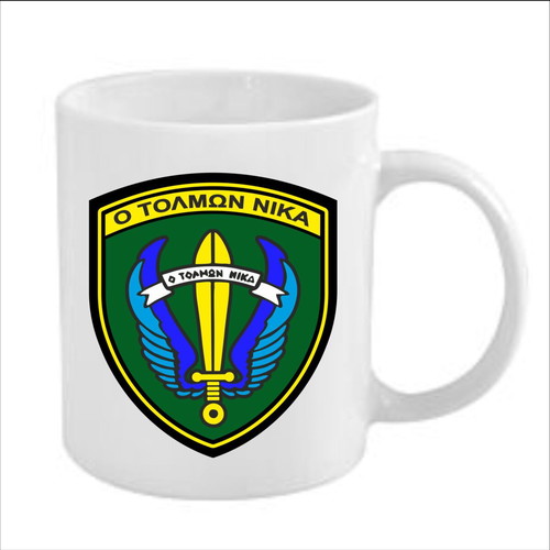 Porcelain mug with custom logo new