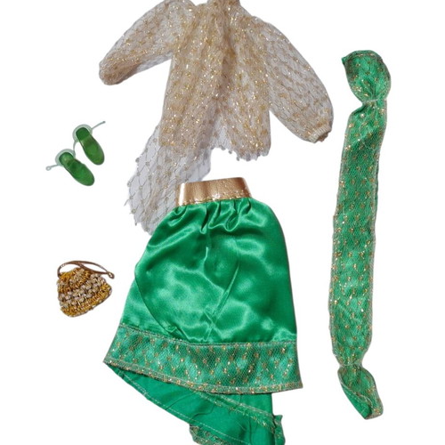 El Greco Bibi-Bo vintage Scarlett doll dress with accessories