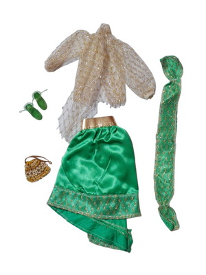 El Greco Bibi-Bo vintage Scarlett doll dress with accessories