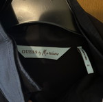 Guess long-sleeve tuxedo shirt, black, size M
