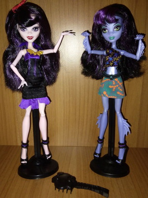 Monster High 2012 Create-A-Monster πακέτο με κούκλες Vampire & Sea Monster σαν καινούργιο
