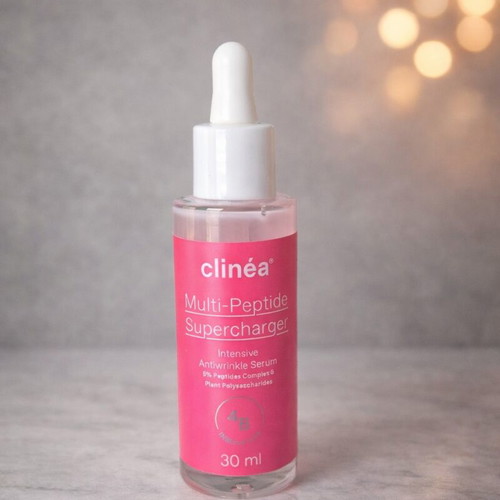Clinéa Multi-Peptide Supercharger Serum used, antiwrinkle and glow