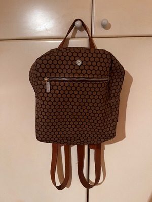 Thiros bag pack used, beige and brown