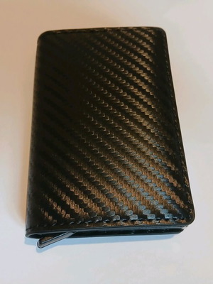 Wallet black new, minimal design for men and women