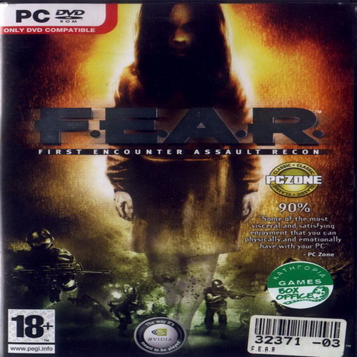 F.E.A.R. PC game used without manual