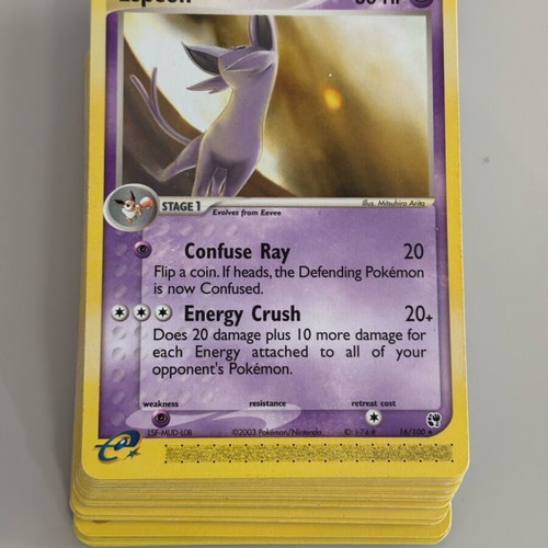 Pokemon Espeon vintage card Sandstorm 2003 like new