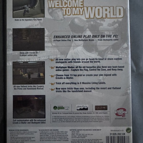 Tony Hawk's Pro Skater 3 PC CD-ROM like new