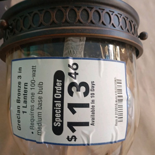 Wall light like new