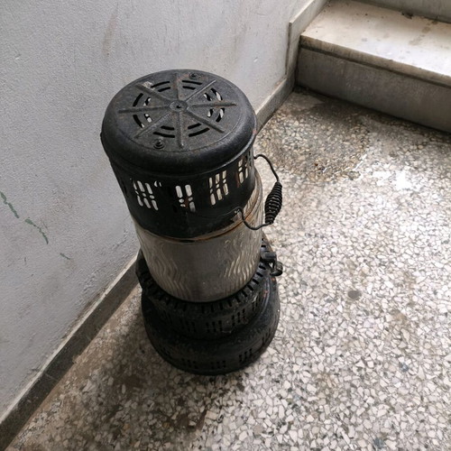Oil stove used from the 1950s with excellent glass