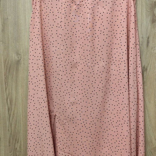 New Look pink polka dot midi skirt like new, EU 40