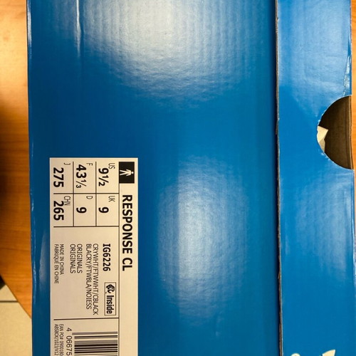 Adidas Response CL shoes used, size 43 1/3, white