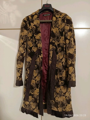 DKNY coat thin corduroy like new, brown-beige, size small