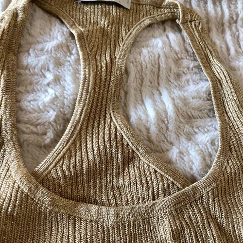 Rococo evening top with gold thread, new, size S