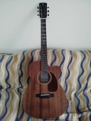 Harley Benton CLA-15MCE SolidWood guitar with Elixir Attune strings 11/52