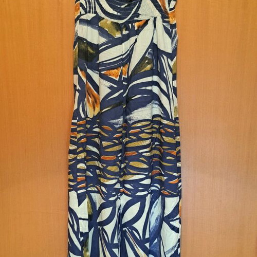 Long summer dress like new, multicolored, size S