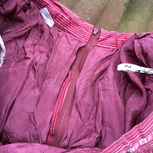 Pink cotton midi skirt size 42 like new