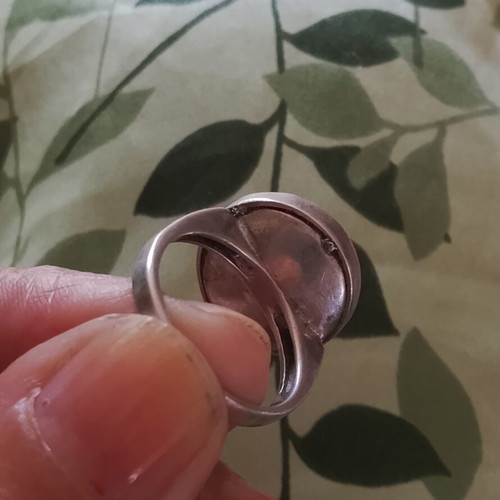 925 silver ring, large size 20.2 mm