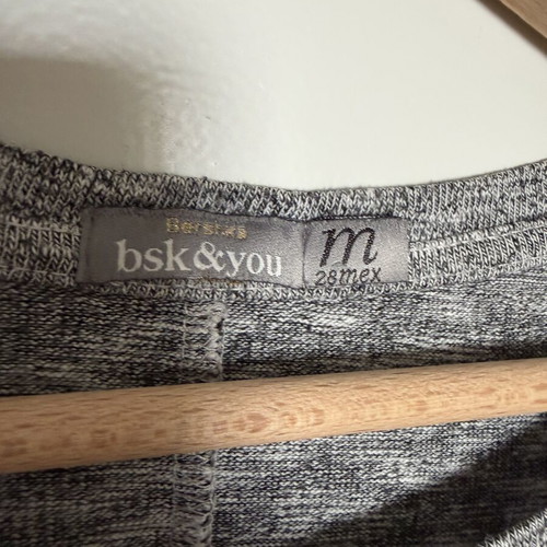 Bershka gray blouse with ruffles size M used
