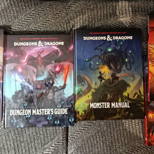 Dungeons & Dragons 5th Edition 2024 Complete Core Books and Accessories Set