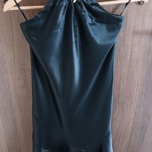 Know-How black dress with gold detail like new, size S