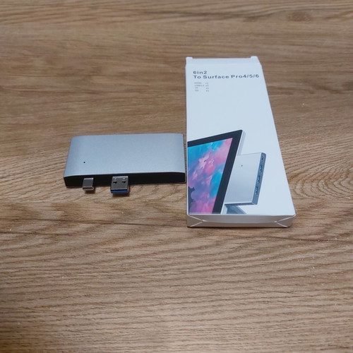 Multifunctional 6-in-2 USB Hub Docking Station for Microsoft Surface Pro 4/5/6 New