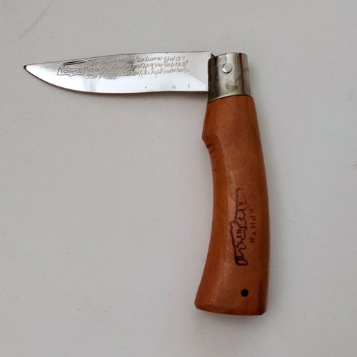 Hunting Knife Crete with Wooden Handle new