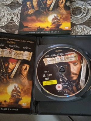Ταινίες DVD Οι Πειρατές της Καραϊβικής 2 DVD σε άριστη κατάσταση, συλλεκτική έκδοση