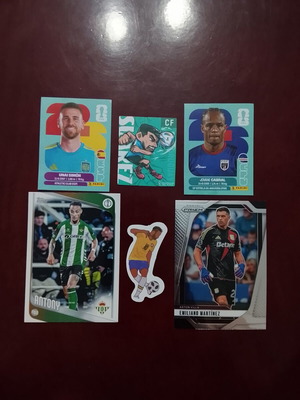 Football stickers new, Panini and Topps collection
