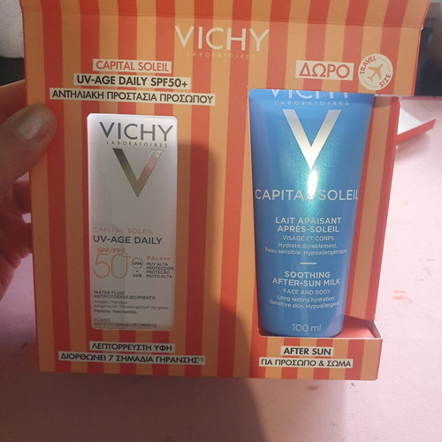 Vichy Capital Soleil SPF50+ sunscreen and gift new