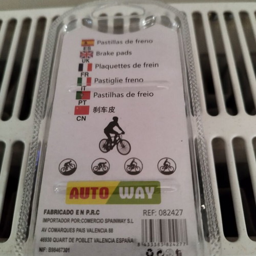 Reinforced bicycle brake pads new unused