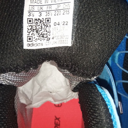 Adidas Terrex Waterproof Gore-Tex Athletic Shoes New Size 35.5 Blue