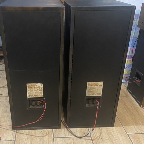Roister DS-110 speakers used, genuine Vifa drivers, 105 watt