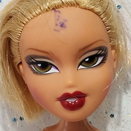 Bratz lot of three used nude dolls with flaws for OOAK