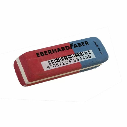 Faber eraser bicolor new